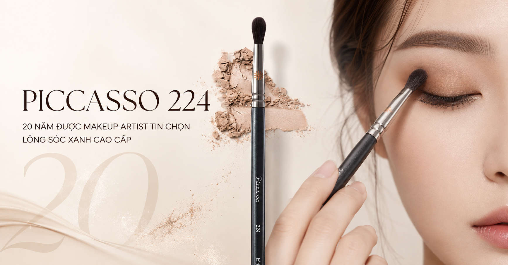 PICCASSO 224 Eyeshadow: 20 năm giữ vị trí lựa chọn tối ưu của makeup artist