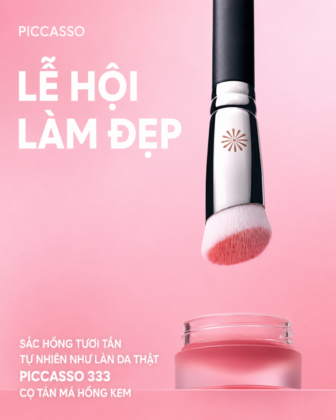Xu Hướng Má Kem Căng Mướt: Vì Sao Cọ Piccasso 333 Lại Được Yêu Thích?