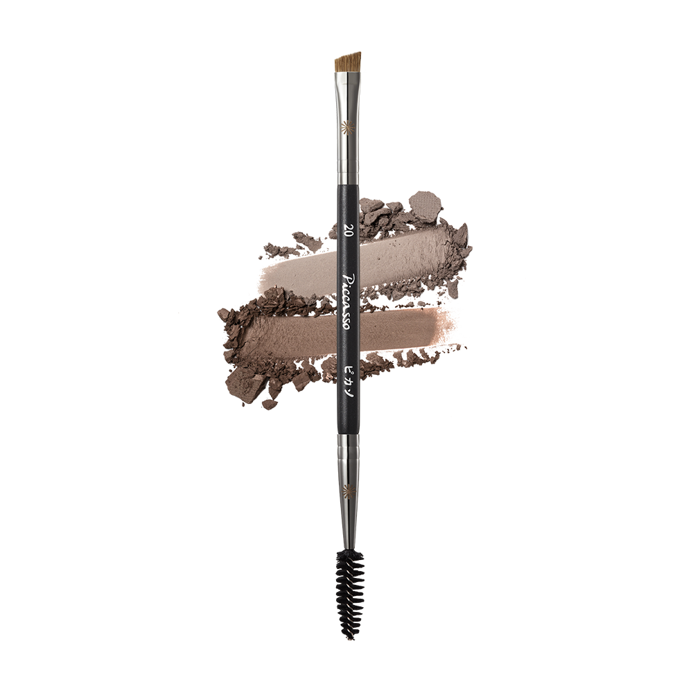Piccasso 20 Dual Eyebrow Brush - Cọ Chân Mày 2 Đầu Chuyên Nghiệp
