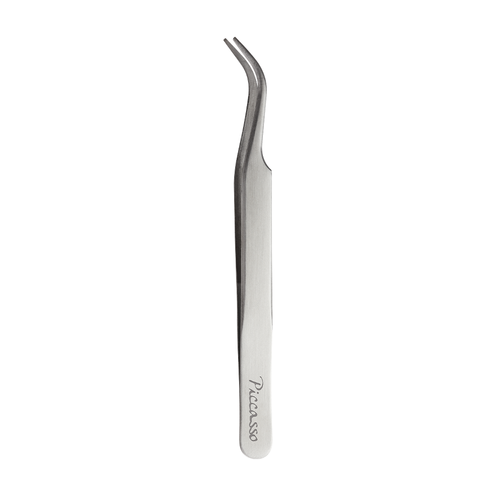 Nhíp Cong Gắp Mi Giả Piccasso Curve Tweezer Cao Cấp Bằng Thép Không Gỉ