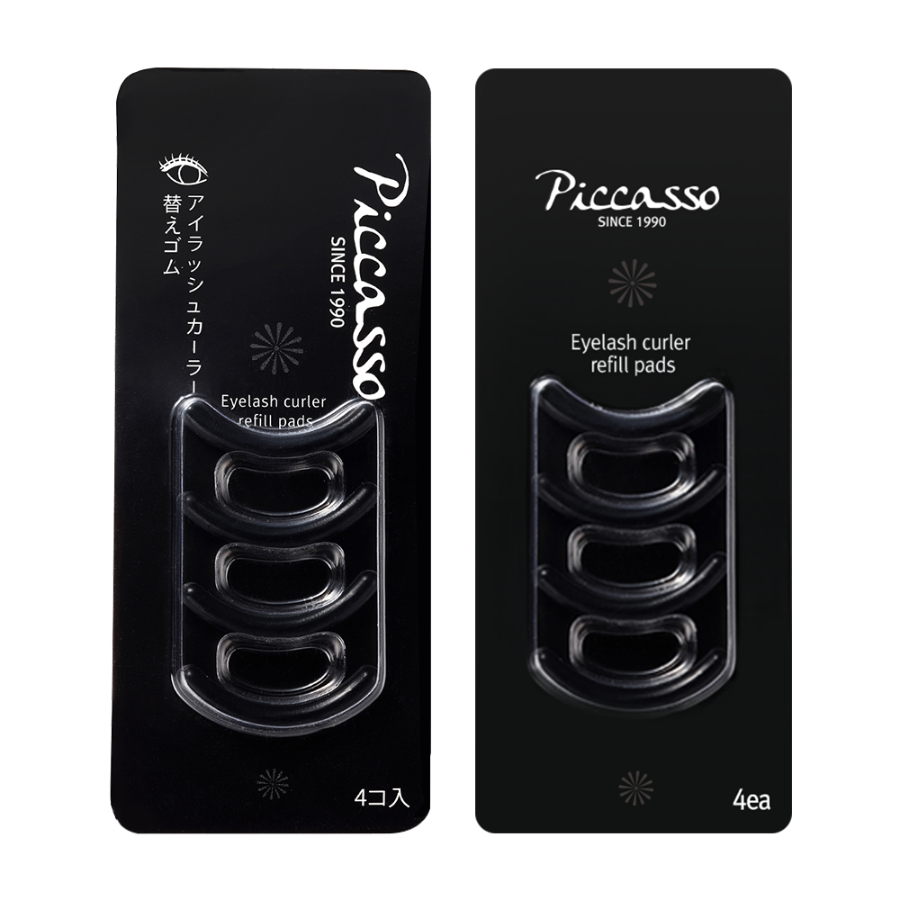 Bộ 4 Miếng Đệm Silicone Thay Thế Kẹp Bấm Mi Piccasso Eyelash Curler Refill Pads