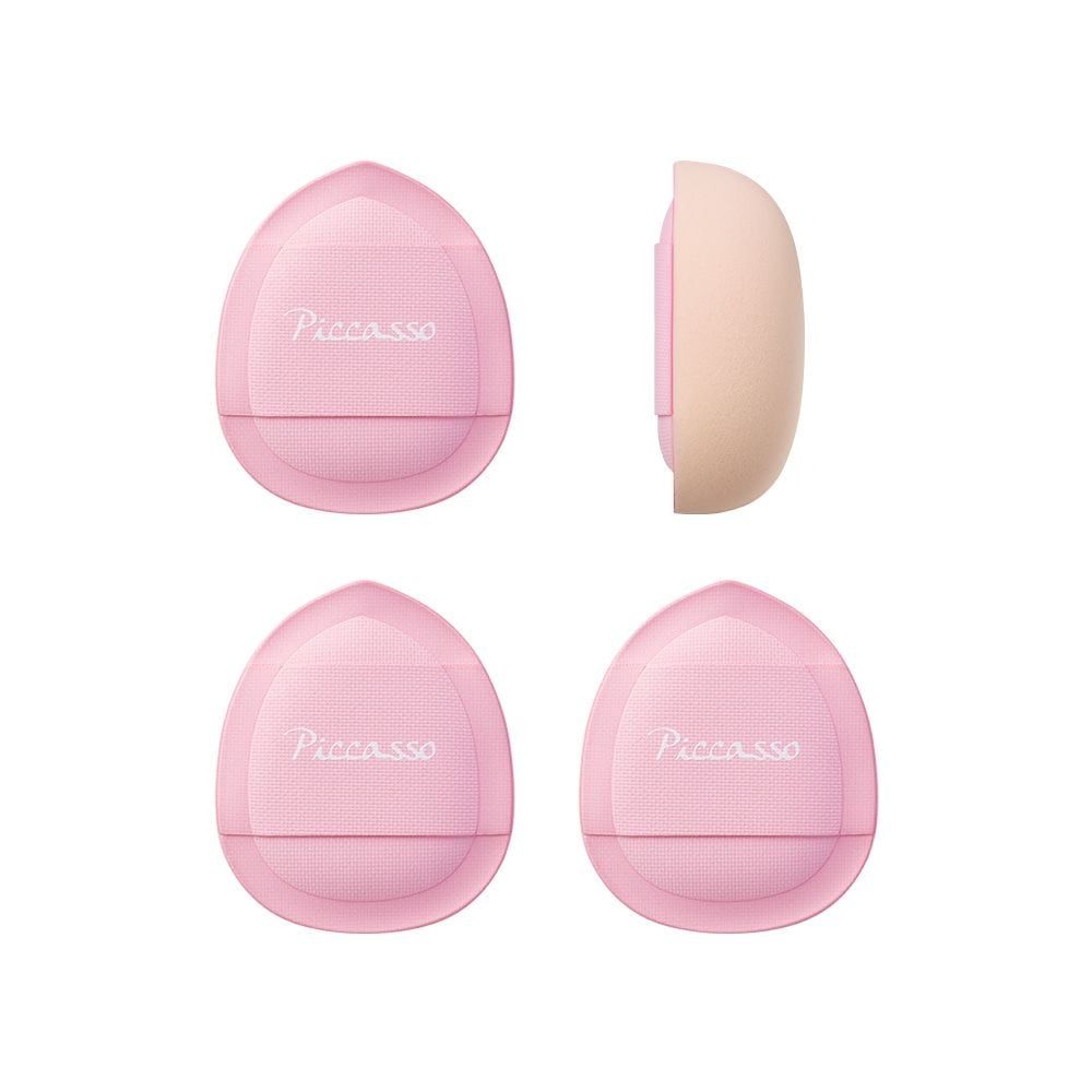 Combo 4 Mút Xỏ Ngón Tán Má Hồng Và Che Khuyết Điểm Piccasso Cloud Micro Puff