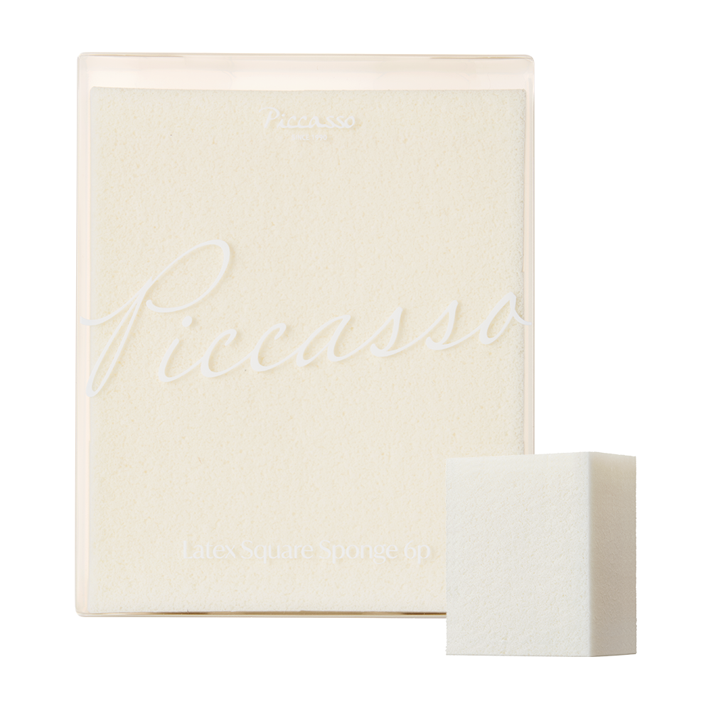 MÚT TRANG ĐIỂM PICCASSO LATEX SQUARE SPONGE 6P
