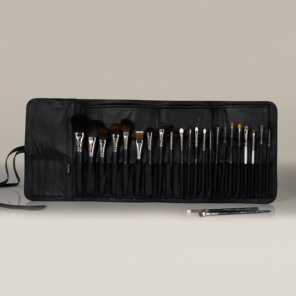 Bộ cọ trang điểm chuyên nghiệp Piccasso Professional Premium Black 22 cây